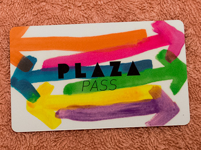 PLAZAのメンバーカード
